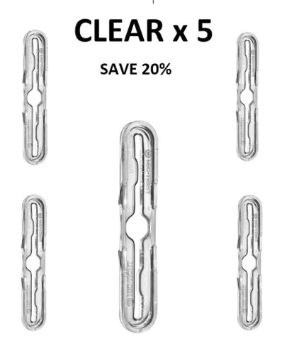 Mic+Tight - CLEAR FIVE PACK